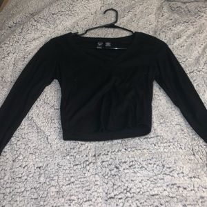 Windsor Black Crop Top